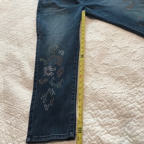 DG2 5-pocket jeans with silver, gold & copper bling —virtual stretch (16P) - Picture 11 of 16